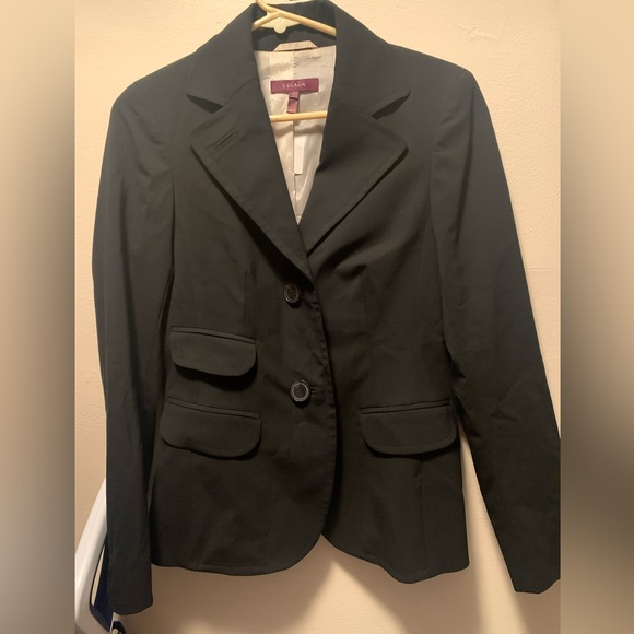 Escada Jackets & Blazers - Escada Black Wool Blazer